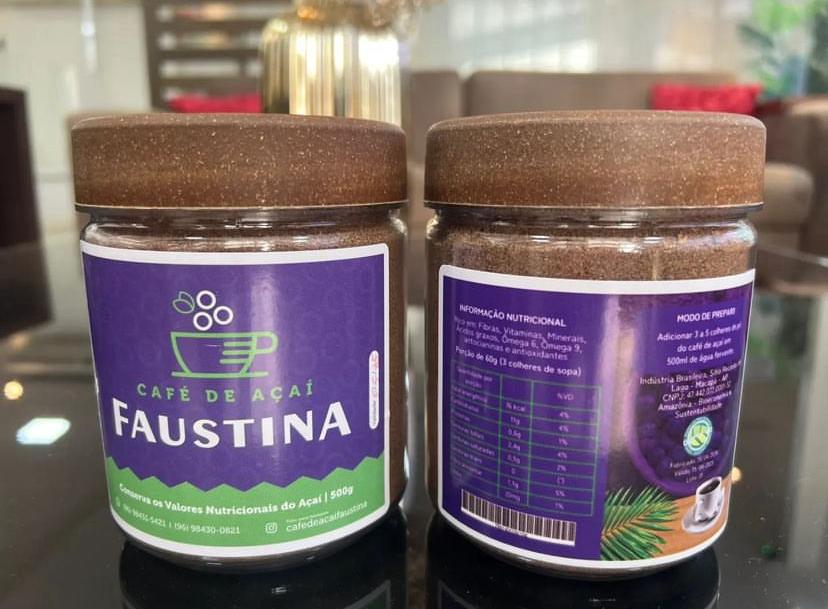 Pote de Café de Açaí 500mg